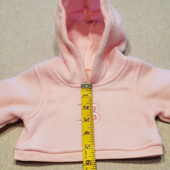 Middleton Reborn Doll Pink Fleece Hooded Jacket Doll Outfit - Picture 3 of 7